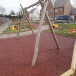 Recycled Rubberised Mulch Park in Llanasa 12